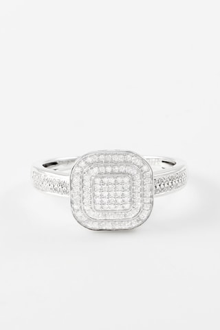 Bague Jasmine - 
Or blanc et diamants