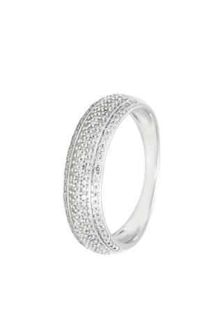 Bague Dazzling - Or blanc et diamants