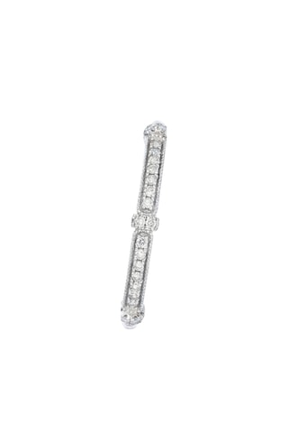 Bague - Or blanc et diamants