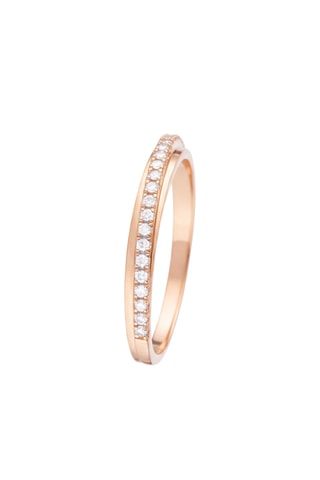 Bague - Or rose et diamants