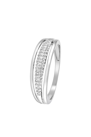 Bague Malia - Or blanc et diamants