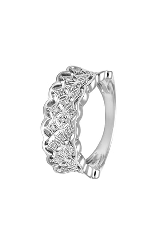 Bague Arlinda - 
Or blanc et diamants