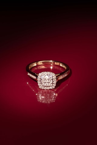 Anel Mon Vœu le plus cher Ouro amarelo e diamantes