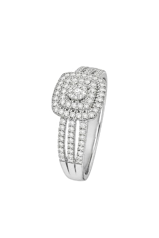 Bague Moromba - Or blanc et diamants