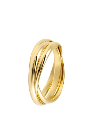 Anel Saturna - Ouro amarelo
