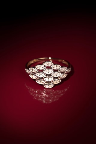 Bague Kudat - Or jaune et diamants