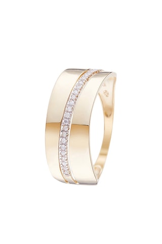 Anel Madison Ouro amarelo e diamantes