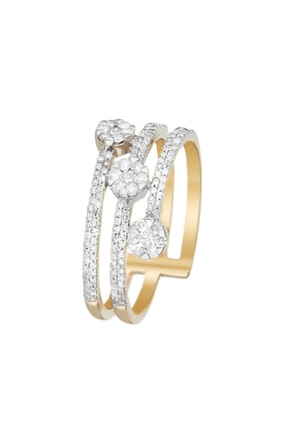 Anel 3 millions de Baisers Ouro amarelo e diamantes