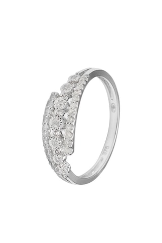 Bague Étoile Éternelle - Or blanc et diamants