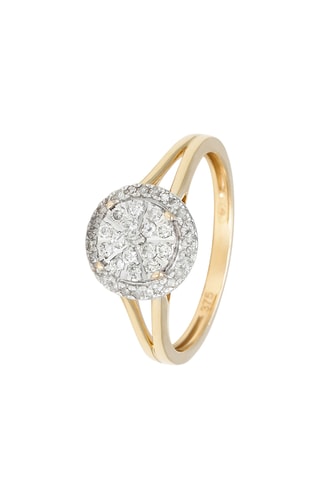 Bague Ness - 
Or jaune et diamants