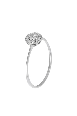 Bague Mon rayon de Soleil - Or blanc et diamants