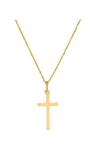 Pendentif Croix Croyance - Or jaune