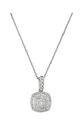 Pendentif The one - Or blanc et diamants