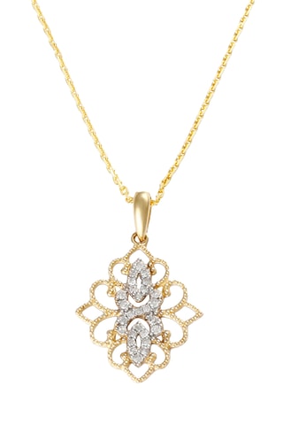 Pendentif Reflet d’Amour - Or jaune et diamants