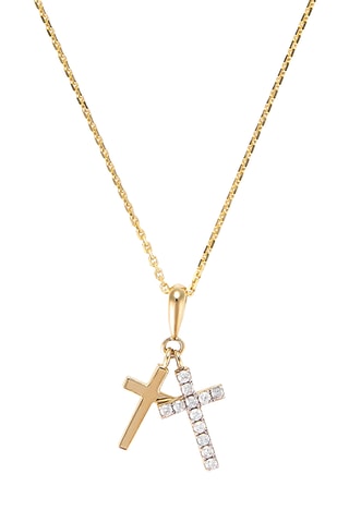 Pendentif Ma Foi - Or jaune et diamants