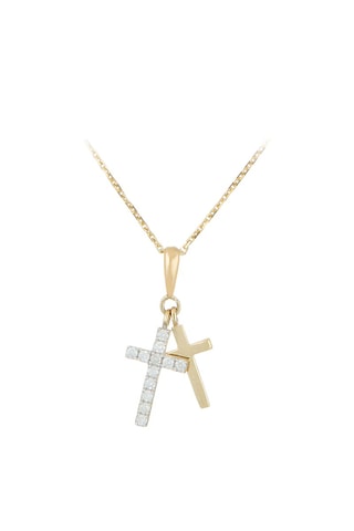 Pendentif Ma Foi - Or jaune et diamants