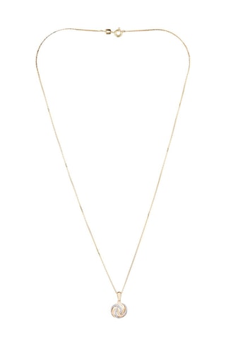 Pendentif Golden Eye - Or jaune et diamant