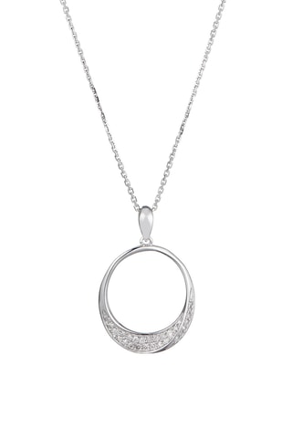 Pendentif Tu m'as dit Oui - Or blanc et diamants