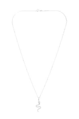 Pendentif Saly  - Or blanc et diamants