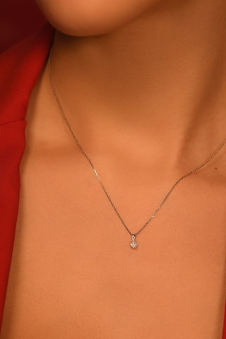 Pendentif Diamant - Or blanc et diamants