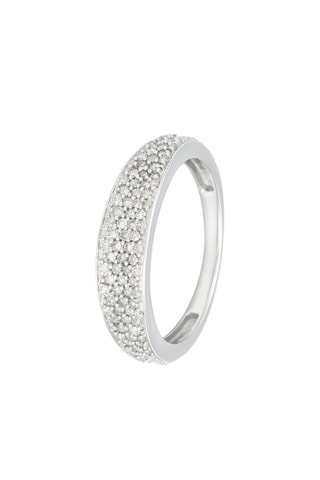 Bague Shae - Or blanc et diamants