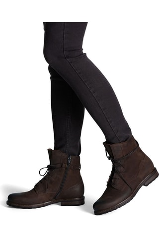 Bottines en cuir - Marron