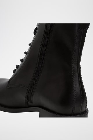 Bottines en cuir - Noir