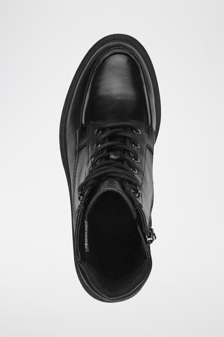 Bottines en cuir - Noir