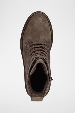 Bottines en nubuck - Taupe