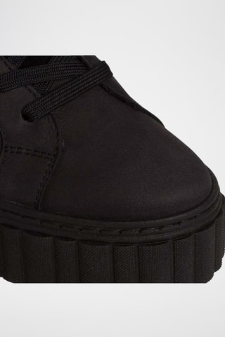 Bottines plateformes en nubuck - Noir