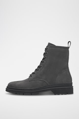 Bottines en nubuck - Gris foncé