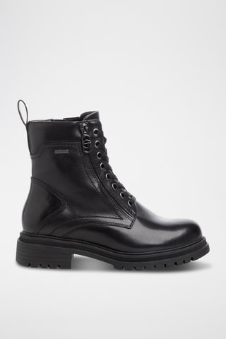 Bottines en cuir - Noir