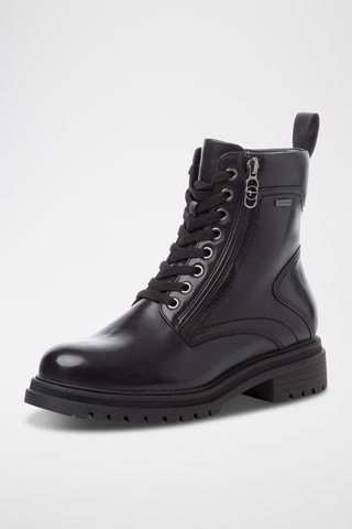Bottines en cuir - Noir