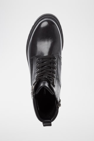 Bottines en cuir - Noir