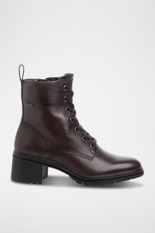 Bottines en cuir - Marron