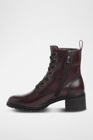 Bottines en cuir - Marron