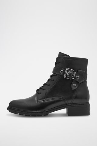 Bottines en cuir - Noir