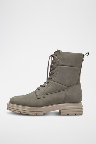 Bottines en nubuck - Kaki