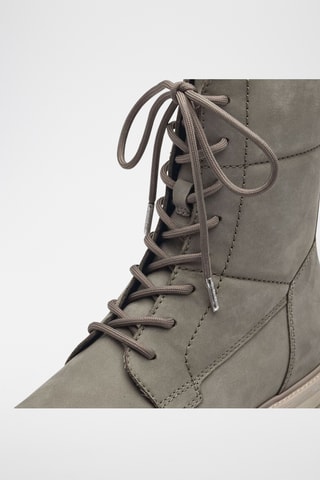 Bottines en nubuck - Kaki