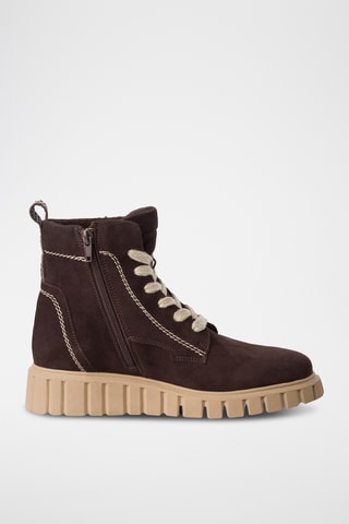 Bottines en nubuck - Marron