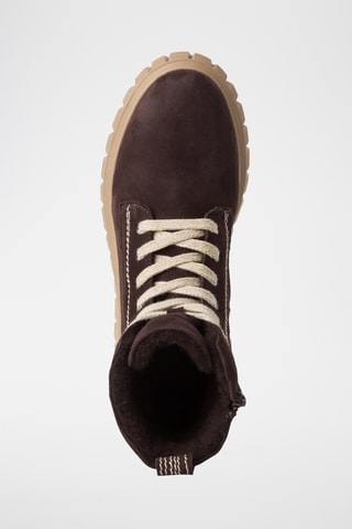 Bottines en nubuck - Marron