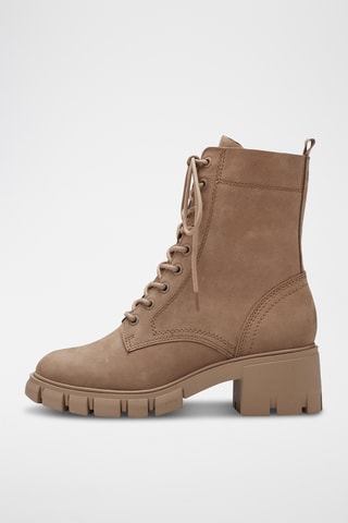 Bottines en cuir - Beige