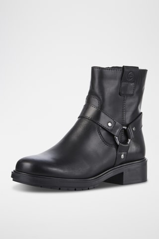 Bottines en cuir - Noir