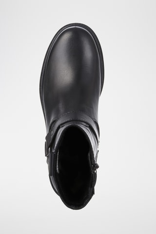 Bottines en cuir - Noir