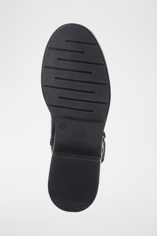 Bottines en cuir - Noir