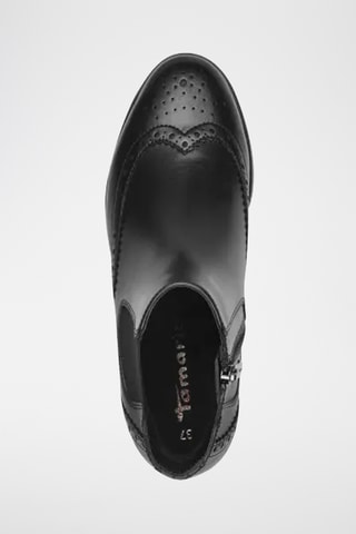 Bottines en cuir - Noir