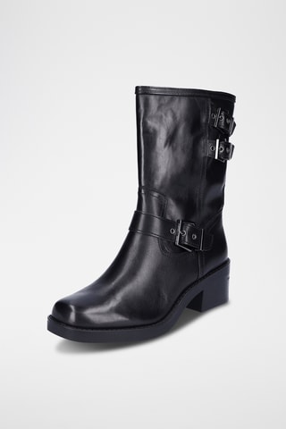 Bottines en cuir - Noir