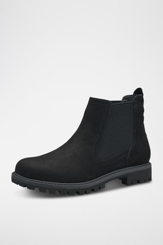 Bottines Chelsea en nubuck - Noir
