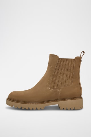 Bottines en nubuck - Beige
