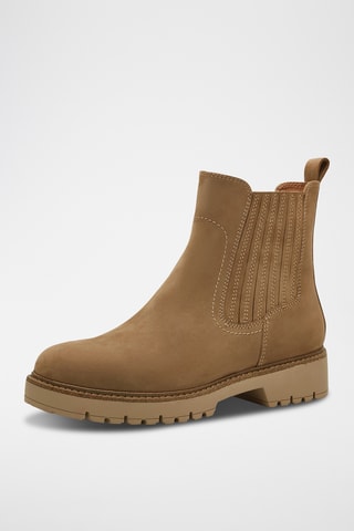 Bottines en nubuck - Beige